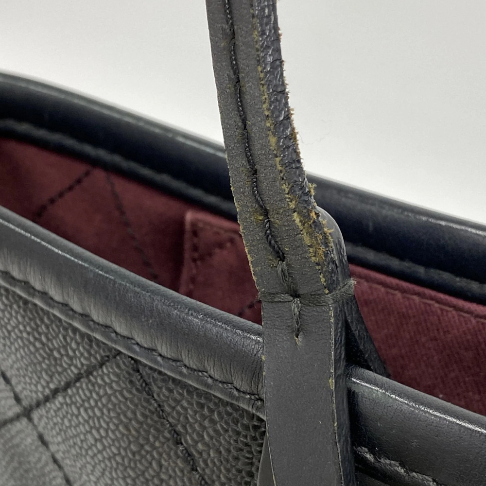 CHANEL Black Caviar Leather Tote Bag - Picture 9 of 10